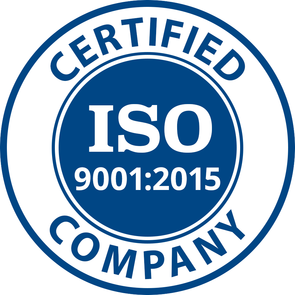 ISO 9001:2015 Certified Company